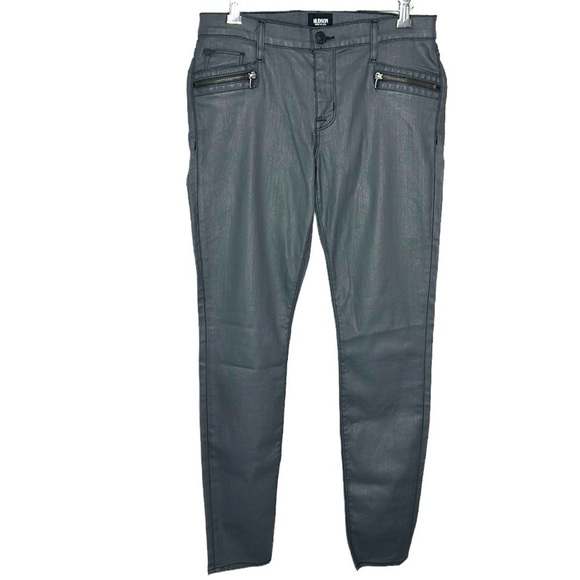 Hudson Spark Super Skinny Jeans Women's 29 Front Zippers w4056dcm Mid Rise‎ - Picture 2 of 10